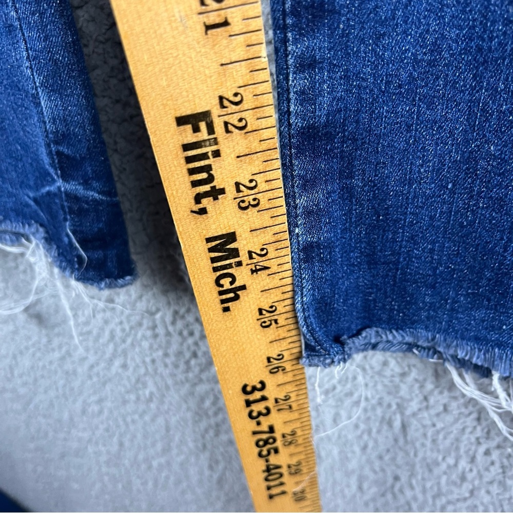 Good American Size 2/26 Raw Hem‎ Good Legs Athletic Side Stripe Skinny Jeans - Picture 4 of 15
